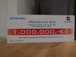 Společenský večer u příležitosti 80 let od založení SŠTD Gustava Habrmana  19.9.2025